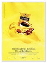 Godiva Chocolatier Biscotti Dipping Cookies Vintage 1997 Full-Page Magaz... - £7.59 GBP