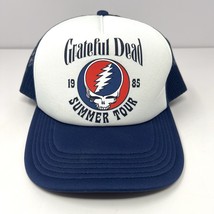 Grateful Dead 1985 Summer Tour Mesh Foam Trucker Hat Cap Mad Engine Reis... - $552.67 MXN