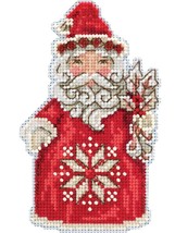 DIY Mill Hill Nordic Santa Jim Shore Christmas Bead Cross Stitch Picture Kit - £12.70 GBP