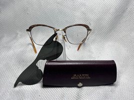 Vtg 1/20 12K Gold Filled Bifocal Eye Glasses Spectacles In Dr Peters Pen... - $29.95