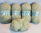 Shetland Sport Yarns Brunswick Virgin Wool 69003 Cezanne Lot of Five 50 ... - £31.57 GBP