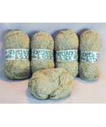 Shetland Sport Yarns Brunswick Virgin Wool 69003 Cezanne Lot of Five 50 ... - £31.12 GBP