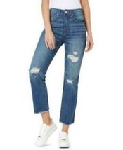 Numero Sexy Ripped High Rise Frayed-Hem Denim Jeans, Size 27 - £23.48 GBP