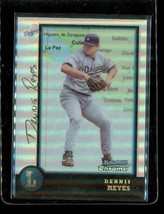 Vintage 1998 Bowman Chrome Refractor Baseball Card #108 Dennis Reyes Dodgers - £9.93 GBP