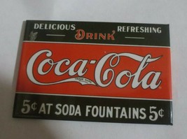 Coca-Cola Magnetwith plastic overlap Ice  Drink Coca-Cola 5 - £4.34 GBP