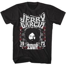 Jerry Garcia 1973 Tour Men&#39;s T Shirt - £28.92 GBP+