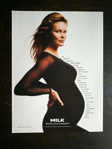 1999 Elle MacPherson Pregnant Got Milk? Full Page Original Color Ad - $5.69