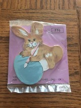 Flat Bunny Wood Ornament - $141.98 MXN