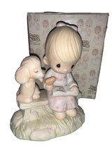 1995 Precious Moments Figurine, Loving Is Sharing, Ship, E-3110G - $24.63