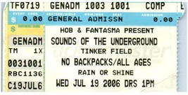 Sounds Of The Underground Ticket Stub July 19 2006 Orlando Florida - £11.64 GBP