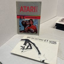 E.T. The Extra-Terrestrial Atari 2600 1982 Original Manual With Fold Out - $9.75