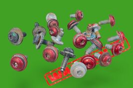 OEM 2007-2015 audi q7 fender mounting hardware bolts set lot 22 pcs - $34.87