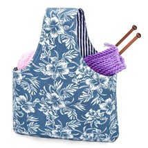 Knitting Tote Bag(L12.2 X W7.5), Travel Project Wrist Bag For Knitting N... - £21.60 GBP
