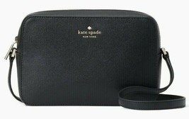 Kate Spade Harper Black Leather Crossbody Bag WKR00062 Handbag NWT Bag $... - £77.51 GBP