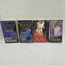 Lot of 4 Shannon Drake books Dead By Dusk,Realm of Shadows,Knight Triumphant,Whe - £14.07 GBP