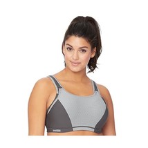 Glamorise Women&#39;s Full Figure Elite Performance Adjustable Wonderwire Sports Bra - £36.82 GBP