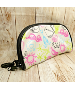 Wacoal Multi-Color Felt Lined Accessories Toiletries Bag with Lobster Clamp - $12.12 CAD