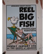 Reel Big Fish Poster Silkscreen S/N January 4 Streetlight Manifesto - $123.48 CAD