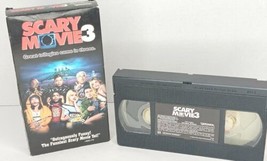Vtg VHS Scary Movie 3Video Tape Charlie Sheen Queen Latifah Horror Comedy  - £8.99 GBP