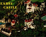 Aerial of Hearst Castle and Grounds San Simeon CA Chrome Postcard - $3.91