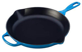 Enameled Cast Iron Signature Iron Handle Skillet, 11.75&quot; (2-3/8 qt.), Marseille - £800.06 GBP