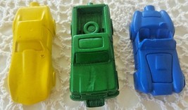 Vintage Crayons Lot 3 Craft House Truck Corvette Convertible Cars 1975 1977 1982 - £21.92 GBP