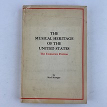 The Musical Heritage of the United States Paperback by Karl Krueger - £23.35 GBP