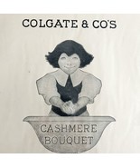 Colgate Advertisement Toothpaste 1891 Victorian Art Cashmere Bouquet LGB... - $49.99