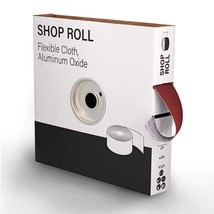 VSM Abrasives Shop Roll 332512 - 1 X 50 Yard 120 Grit Aluminum Oxide Cloth Roll, - £24.48 GBP