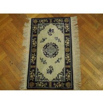 2x4 Hand Knotted Pre-Owned Art Deco Rug PIX-23676 - £376.62 GBP