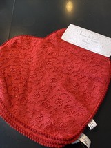 Set Of 4–Nicole Miller Valentine’s Day Red Heart Shaped Lace Placemats 15” Nwt - £25.05 GBP