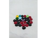 Lot Of (30) 1/2&quot; Board Game Card Game Glass Bead Counters - £23.48 GBP