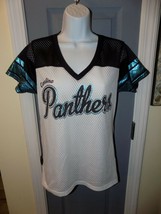 NFL Team Apparel Carolina Panthers Jersey Short Sleeve Size M Women's NWOT - $28.00