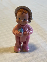 Fisher Price loving Family Baby with bonnet &amp; bottle 1994 - £11.93 GBP