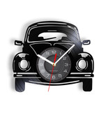 Wall clock Vinyl Record industrial style VW Bug Beetle aircooled classic... - $38.61+