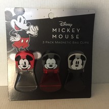 NEW Disney Mickey Mouse 3 Pack Magnetic Bag Clips - $235.76 MXN