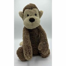  Jellycat Bashful Monkey Plush Stuffed Animal Brown Tan 12&quot; Soft Toy - $19.80