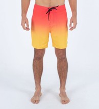Hurley Men&#39;s Orange/Yellow Ombre Phantom Block Party Board Shorts 28 NWT - $28.04