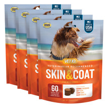 Skin and Coat Hickory Smoke Flavored Soft Chews for Dogs, 240-Count - £39.22 GBP
