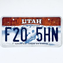  United States Utah Greatest Snow On Earth Passenger License Plate F20 5HN - $16.19 CAD