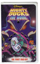 Mighty Ducks First Faceoff Animated VINTAGE VHS Cassette in Clamshell Case - £11.82 GBP