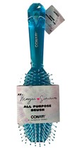 Conair XO Morgan Simianer All Purpose Clear Blue Hair Brush DeTangle 9" - $12.86