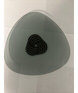 Vintage Woolmark “PURE WOOL PILE” Advertising Glass Plate 8 Inch Textile... - $697.78 MXN