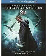 I FRANKENSTEIN 3D BLU RAY 3D/ BLU RAY AND DVD NEW! HALLOWEEN, HORROR, FA... - $11.87