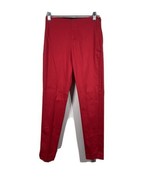 Old Navy Women&#39;s Red Cotton Blend Slim Ankle Skinny Cigarette Pants Size 0 - £10.76 GBP