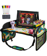 Lusso Gear Kids Car Seat Travel Tray Dry Erase Board Tablet Lap Desk Cup... - $26.88 CAD
