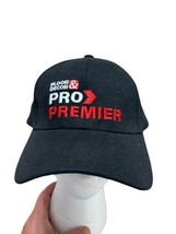 Floor &amp; Decor Pro Premier Cap Hat Adult Adjustable Black 100% Cotton - £7.01 GBP
