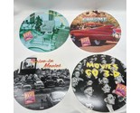 Lot of (4) 1950s Lifestyle Circular Cardboard Collectables With Fun Facts - £15.69 GBP