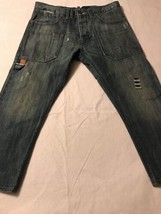 Levi&#39;s Women&#39;s Jeans Vintage Two Horse Brand Distressed Capri Size 31 NWT $98 - £49.28 GBP