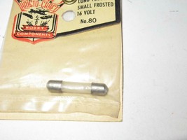 HO TRAINS ARISTOCRAFT #80 - SMALL FROSTED TUBULAR 16 V BULB- NEW OLD STO... - $3.14